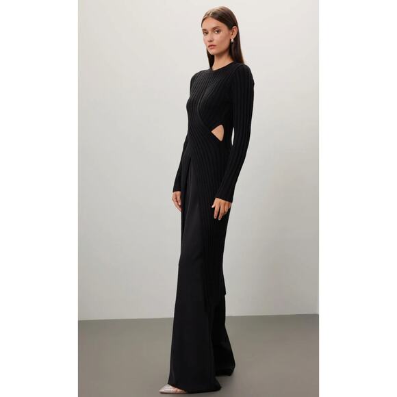 Ronny Kobo x RTR Crisscross Black Knit  Sweater - Picture 2 of 8